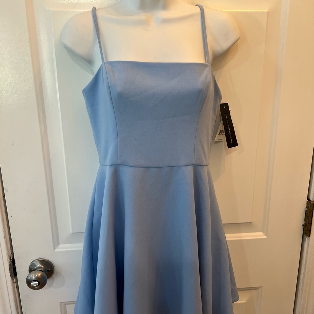 NEW TAGS FRENCH CONNECTION Light Blue Spaghetti Strap Dress